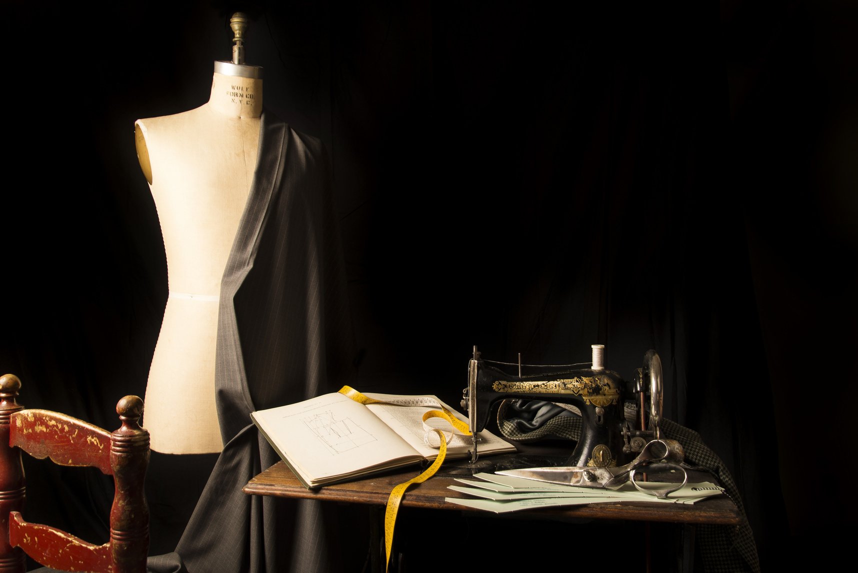 Mannequin in a Sewing Studio